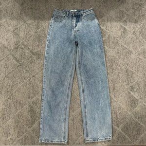 DISSH Acid Wash High Rise Straight Leg Jeans US 6 (AUS 10)